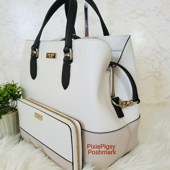 Kate Spade Bag Neda Wallet Set Evangelie Two Tone - Picture 2 of 7